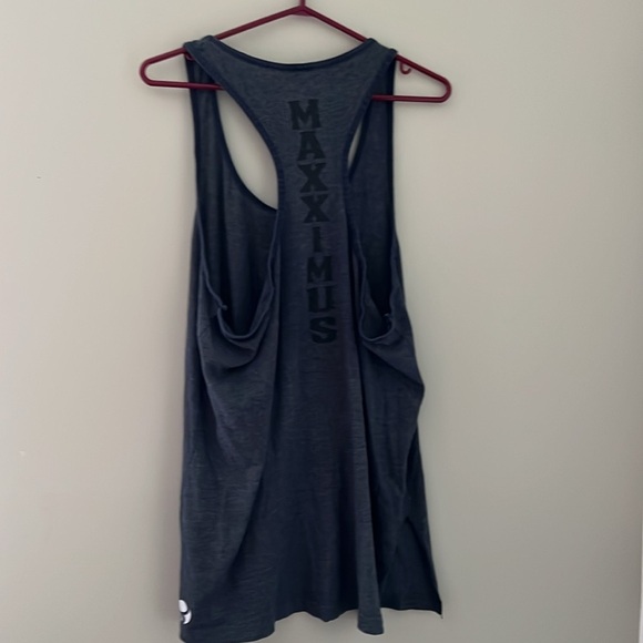 IRO Gray Relaxed Graphic Tank Top - Picture 2 of 4